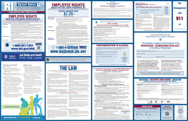 State $ Federal Labor Law Posters